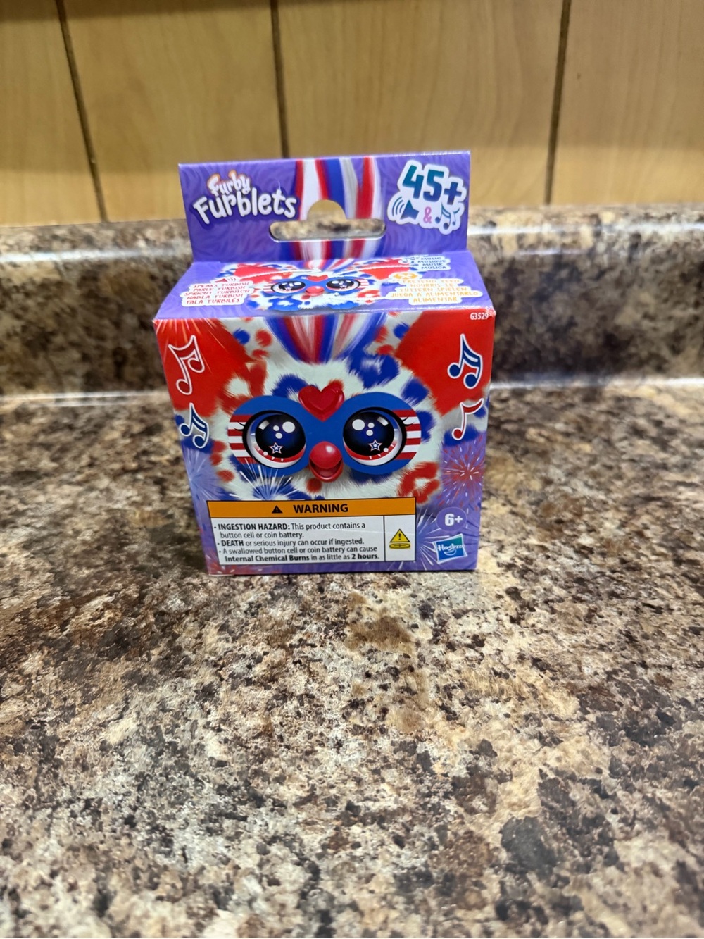 Furby Furblets Patriotic Red White & Blue Plush Buddy